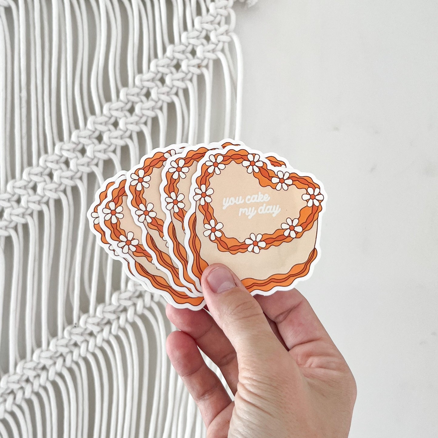 You Cake My Day Sticker