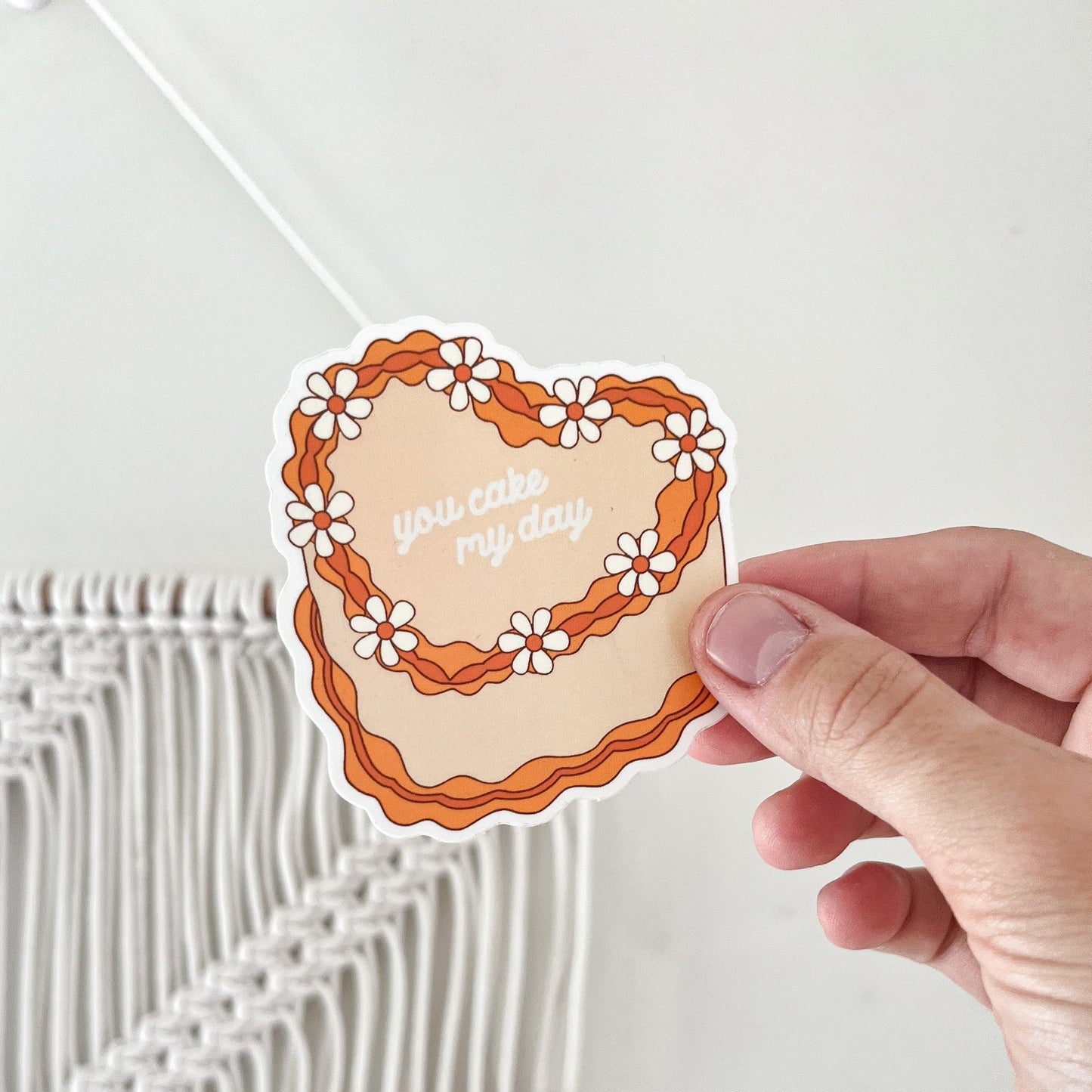 You Cake My Day Sticker