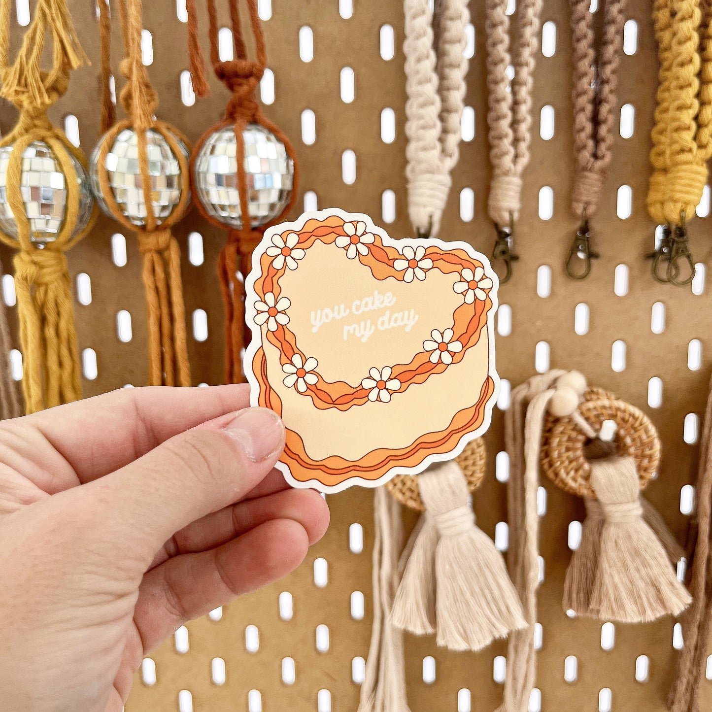You Cake My Day Sticker