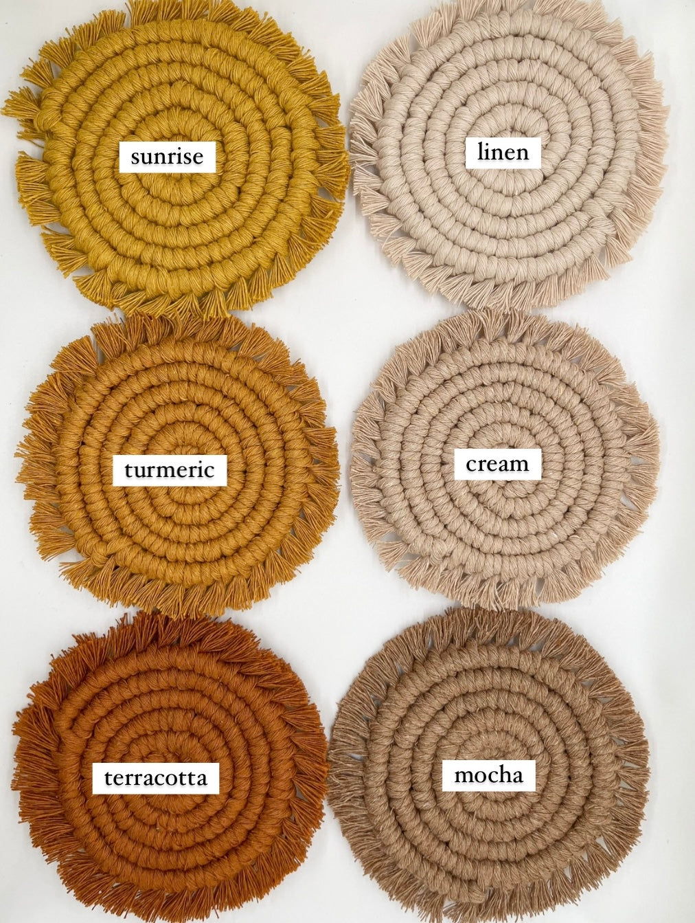 Macrame Coasters