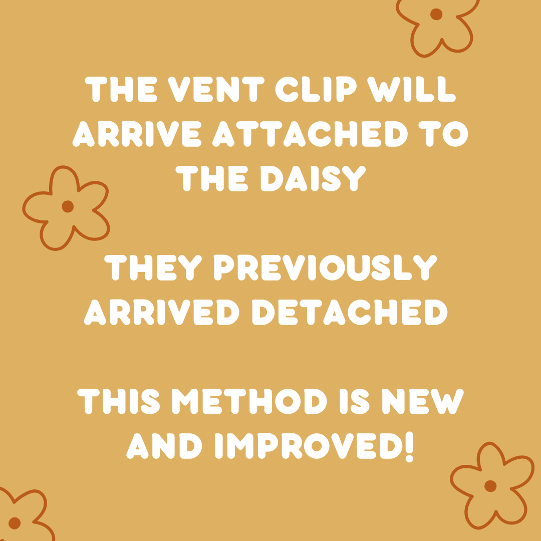 Daisy Flower Vent Clip