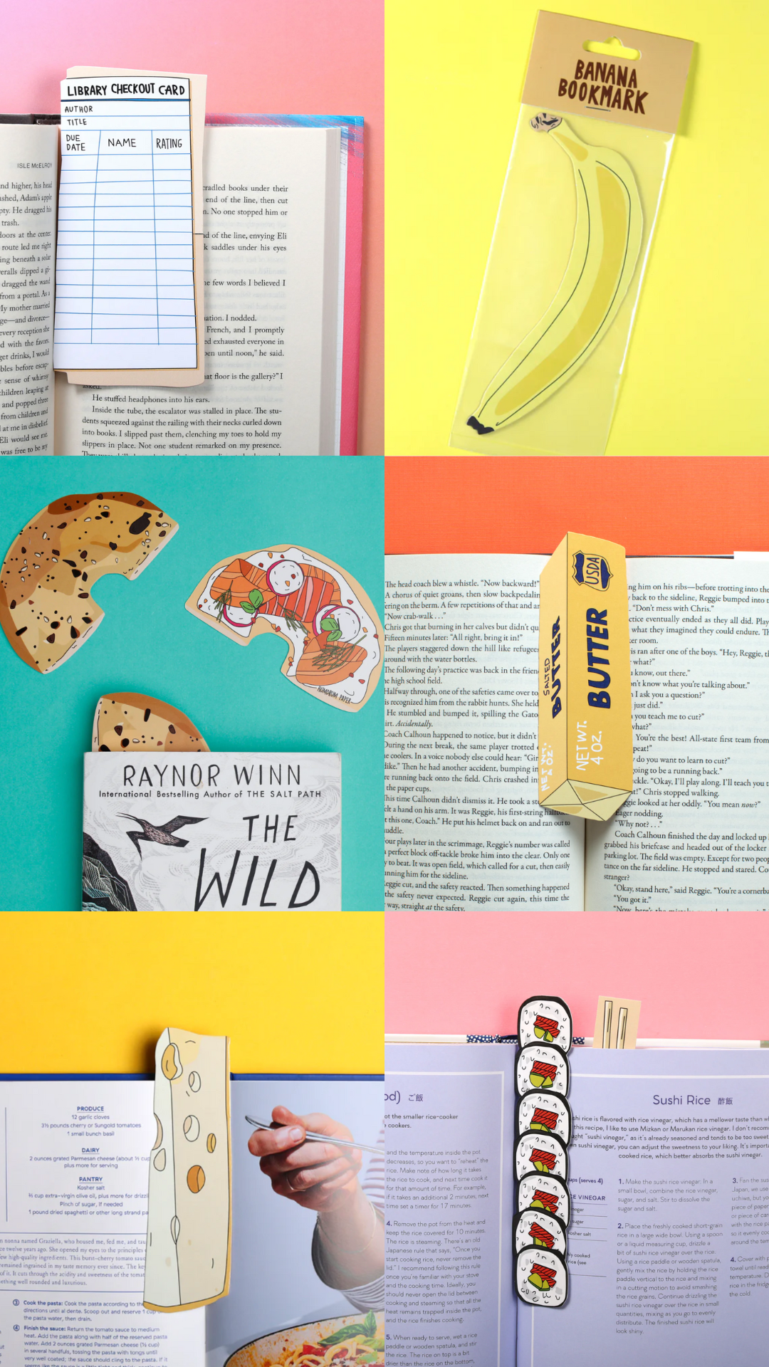 Bagel Bookmark Double Sided
